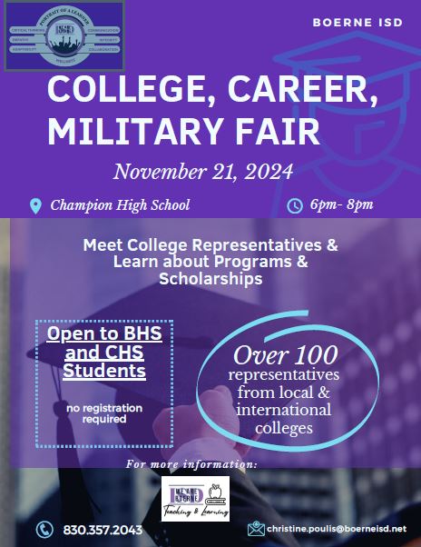 BISD College Fair- Nov. 21st